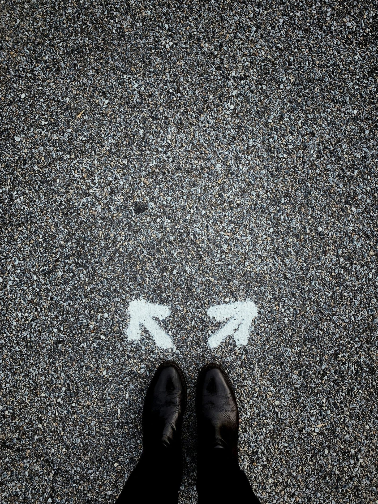 arrows pointing in different directions